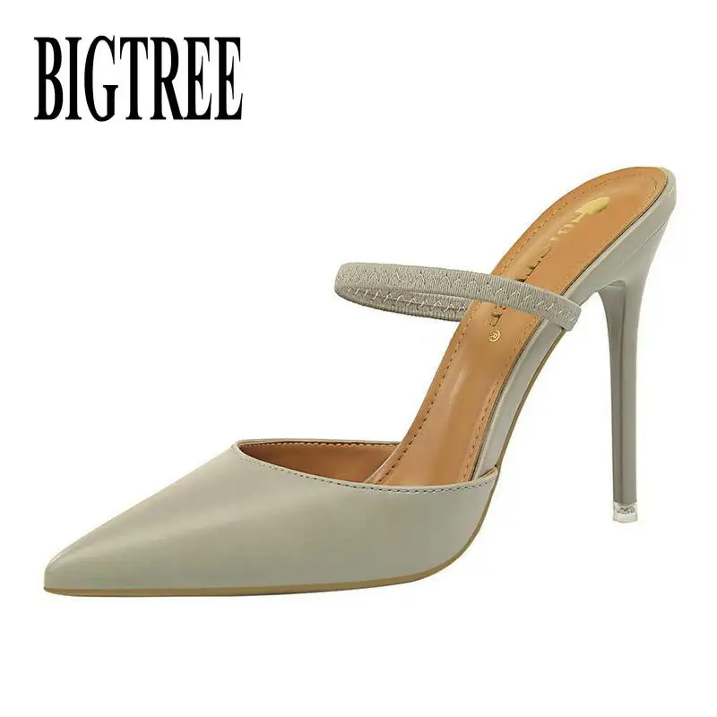 

BIGTREE Shoes Women Pumps New Women Shoes Stiletto Fashion High Heels Women's Ssandals Kitten Heels Sexy Party Shoes Women Heels