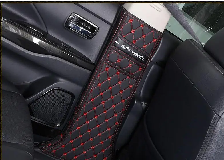 Центральный подлокотник коробка kick-proof pad, спинка сиденья kick-proof защитная накладка для Mitsubishi Outlander 2013- автомобильные чехлы