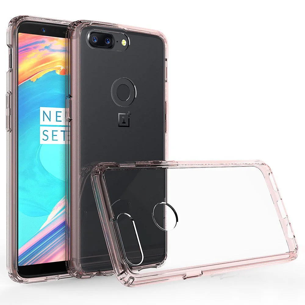 Soft TPU Silicone Frame Hard Acrylic Clear Back Case Screen Protector Impact Protective Cover For Oneplus 5T One Plus 5t A5010 @ | Мобильные
