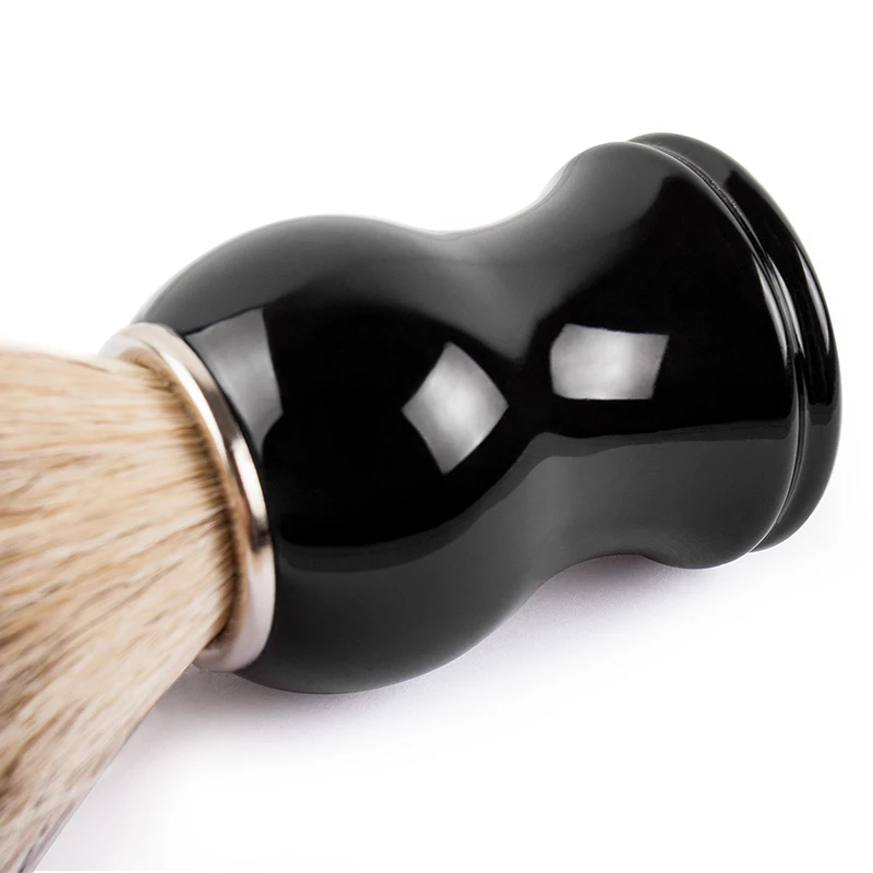 Qshave человек чисто барсук волос Кисточка для бритья первоначально для Бритвы край Предметы безопасности Прямые классические Предметы безопасности Бритвы 11.5 см x 5.2 см