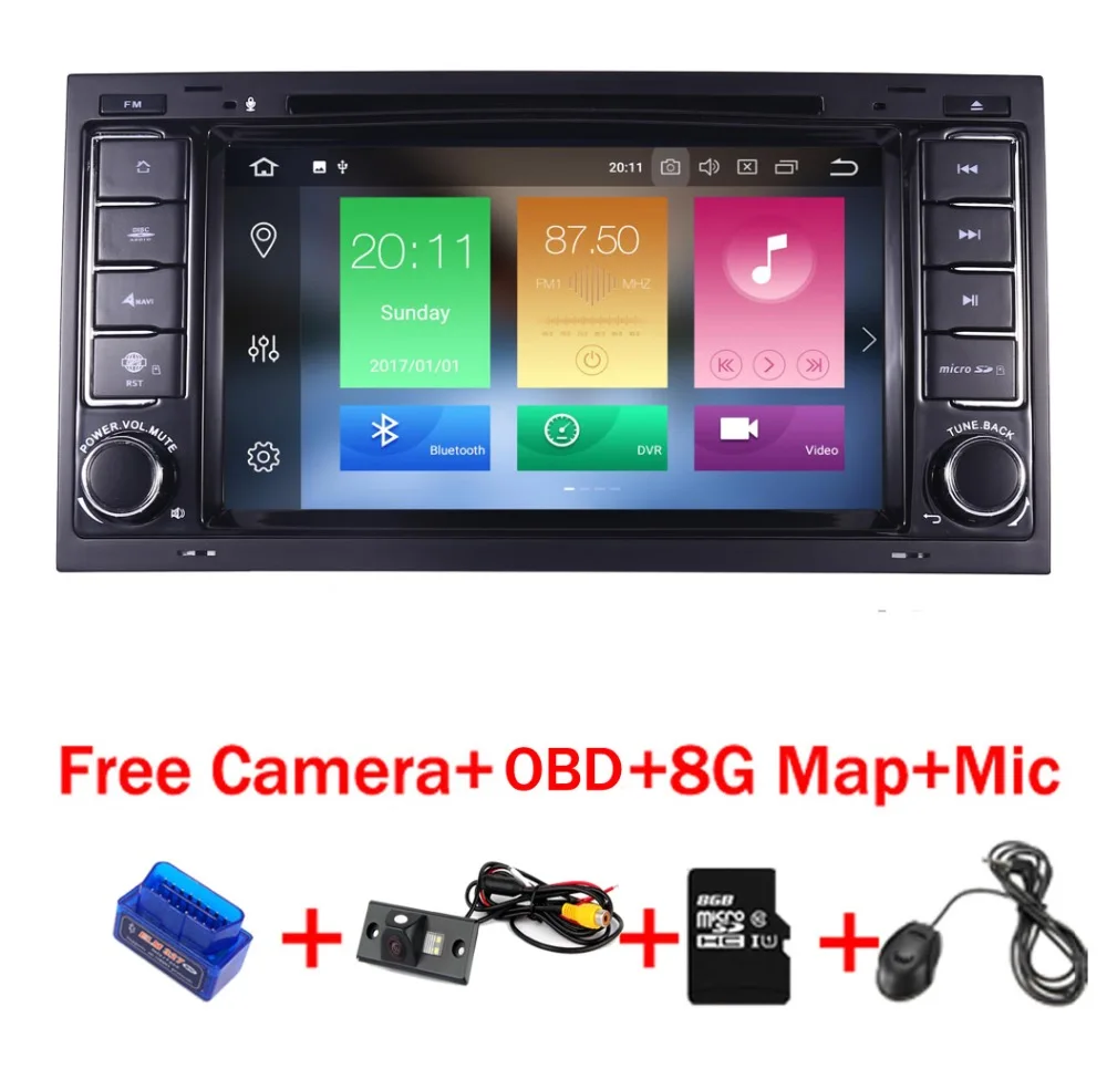 4G+ 32G 8 ядерный Android 8,1 автомобильный DVD gps для VW Touareg Multivan с 4G Wifi gps Bluetooth Радио Bluetooth SD OBD руль