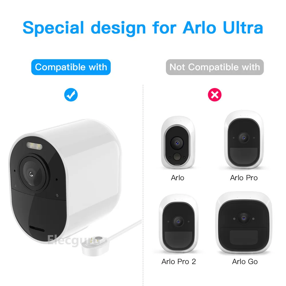 2 шт./упаковка Магнитный зарядный кабель для камеры Arlo Ultra/Pro 3 | Электроника