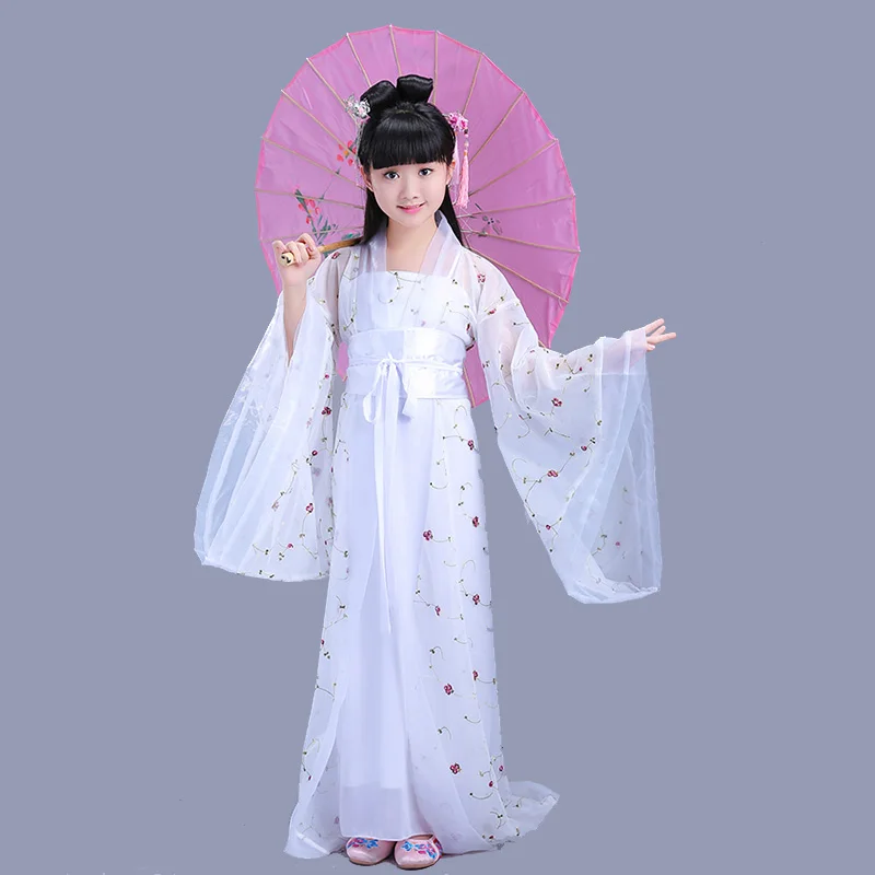 Girl's Dramaturgic Dress Chinese Traditional Classicism Dance Kids Ancient Infanta Draggle-tail Cosplay YZT0829 | Тематическая