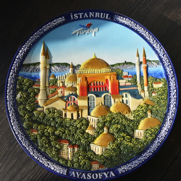 Чистая ручная роспись, Испания, Барселона, Италия, Бельгия, Турция, туристический сувенир, фоновая декорация, витрина, домашний декор