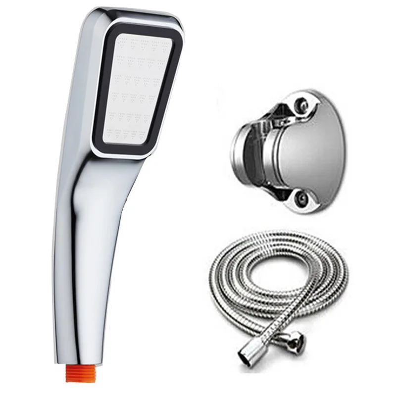 hand shower set DONA сантехника одной ручкой двойной отверстие ванной кран для хромированной ванной смеситель для душа - Цвет: hand shower set