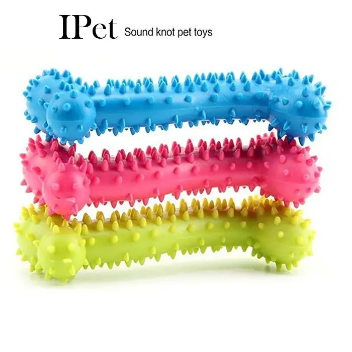 Щенок случайный забавная игрушка TPR молары жевательные формы Bone устойчивые