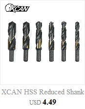 XCAN 6 шт HSS комбинированный центр сверла 60 градусов зенковки угловой Набор бит 1,0 мм 1,5 мм 2,0 мм 2,5 мм 3,5 мм 5 мм сверло по металлу