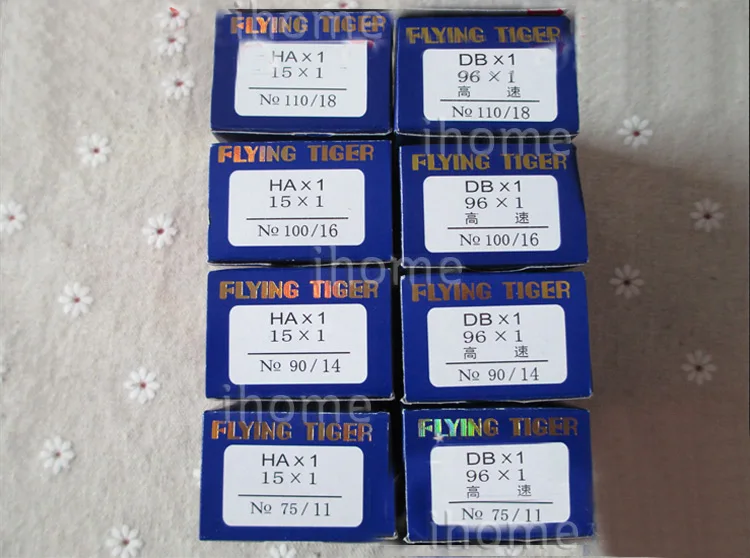 Швейные иглы HAX1 Singer Brother Janome и Toyota Juki Butterfly Feiyue старого типа 100 шт.|sewing machine needles|household
