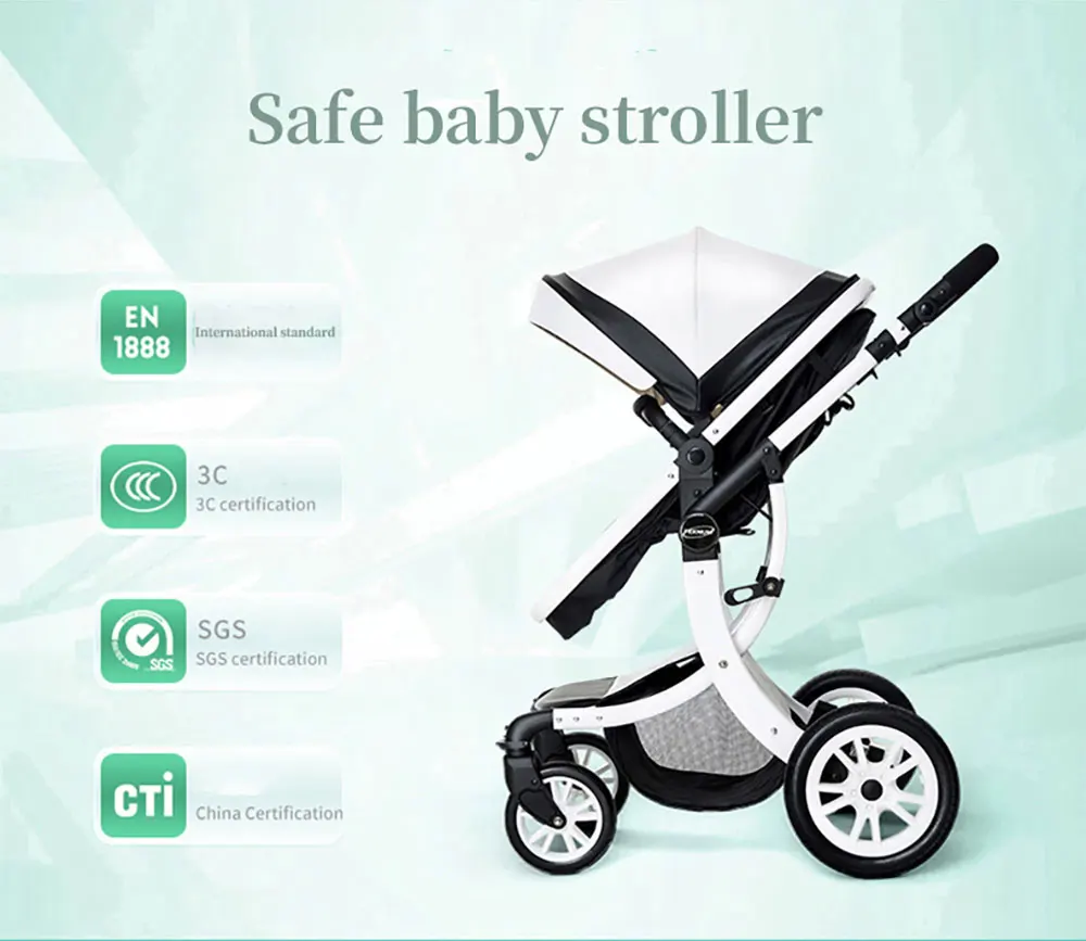 Роскошная детская коляска babyfond, 3 в 1, Модная европейская коляска, костюм для менти и сидения