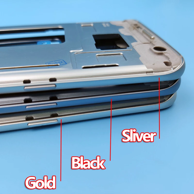 Средняя рамка для samsung Galaxy S7 Edge G935F G935FD с клавишей громкости средняя часть металла