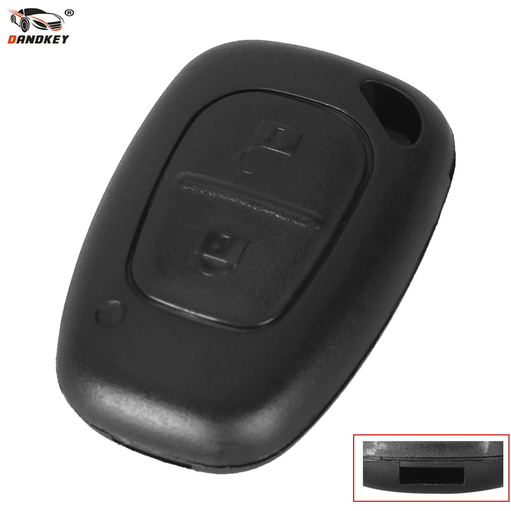 DANDKEY новый 2 кнопки дистанционного ключа Fob оболочка чехол пустой для Renault Traffic Master