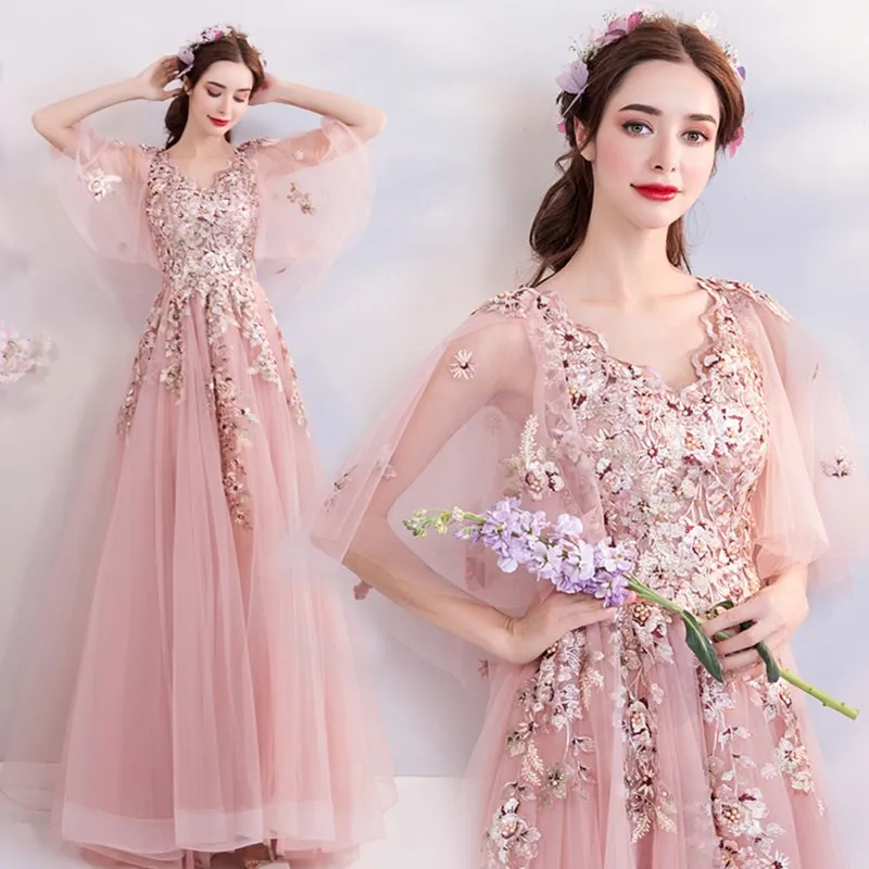 Ruthshen Длинные Выпускные платья 2018 с цветочной аппликацией недорогие Vestido Longo