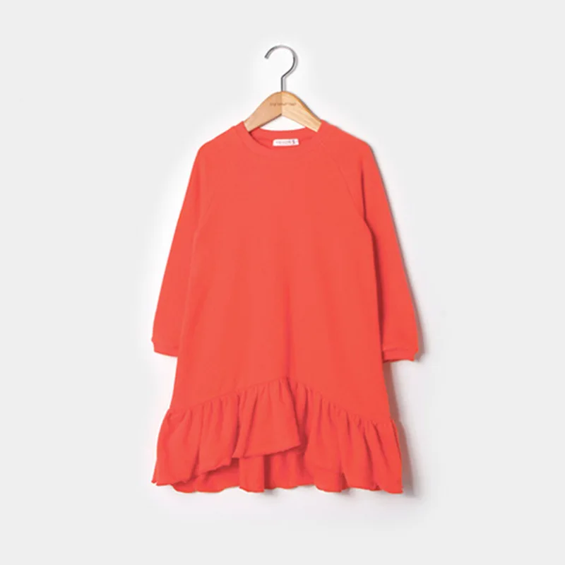 Детское осенне-зимнее платье для девочек с длинным рукавом | Детская одежда и