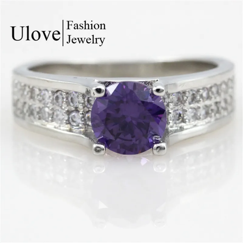 Uloveido 40% off новые подарки для Для женщин кольцо с цирконом Модные украшения