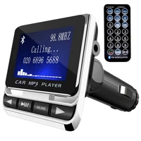 fm transmittercar transmitter mp3 player hand free calling radio audio adapter bluetooth transmitter car kitusb chargertf c