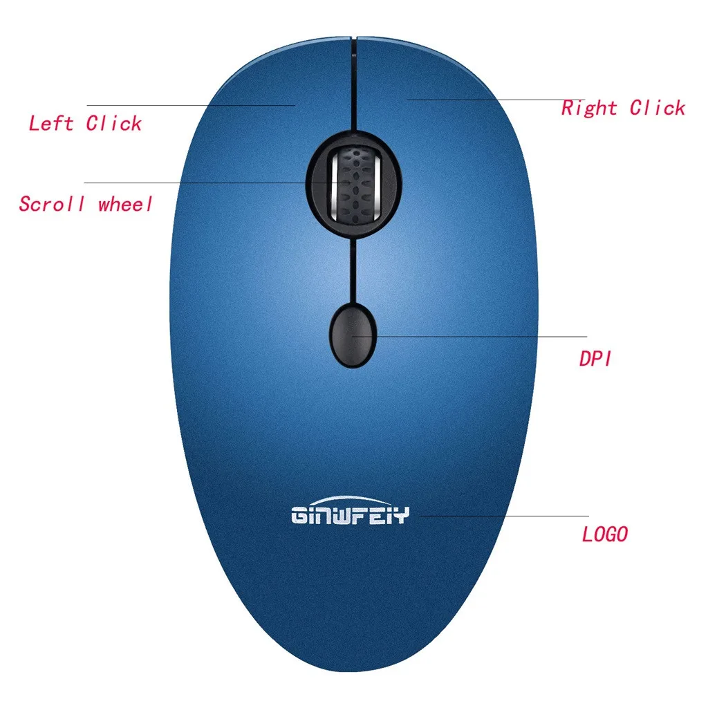 Мышь Raton Беспроводная беззвучная USB 2 4 ГГц мини оптическая игровая компьютерная