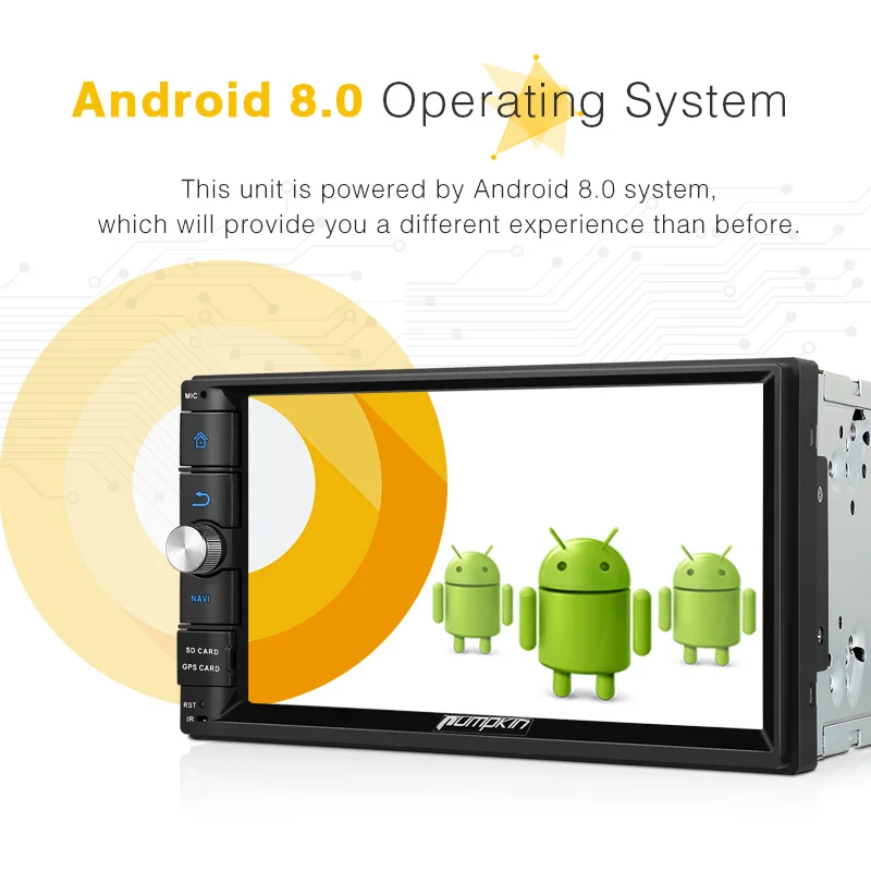 Тыква 4 Гб ОЗУ 32 ПЗУ 2 Din7 &quotAndroid 8 0 универсальный автомобильный Радио без DVD плеер gps