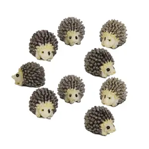 BESTOYARD 10 шт. миниатюрный Ежик, ландшафтное украшение для сада, орнамент Сказочный Сад, украшения из смолы