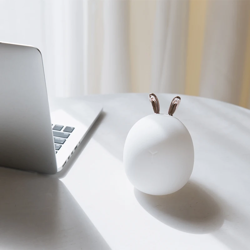 Deer Rabbit 3-shift Dimmable Led Night Light Silicone Lamp 900mAh Lithium Battery USB Rechargeable For Children Kids Baby Gift | Освещение