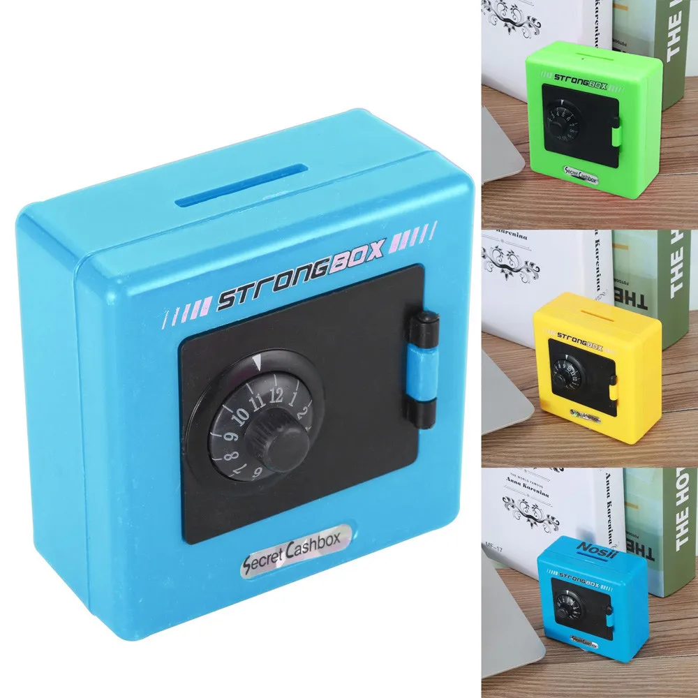 Safe Box Kids Piggy Bank Combination Lock Coin Organizer Money Saving Storage Code Case Coins Collection Secret Container | Дом и сад