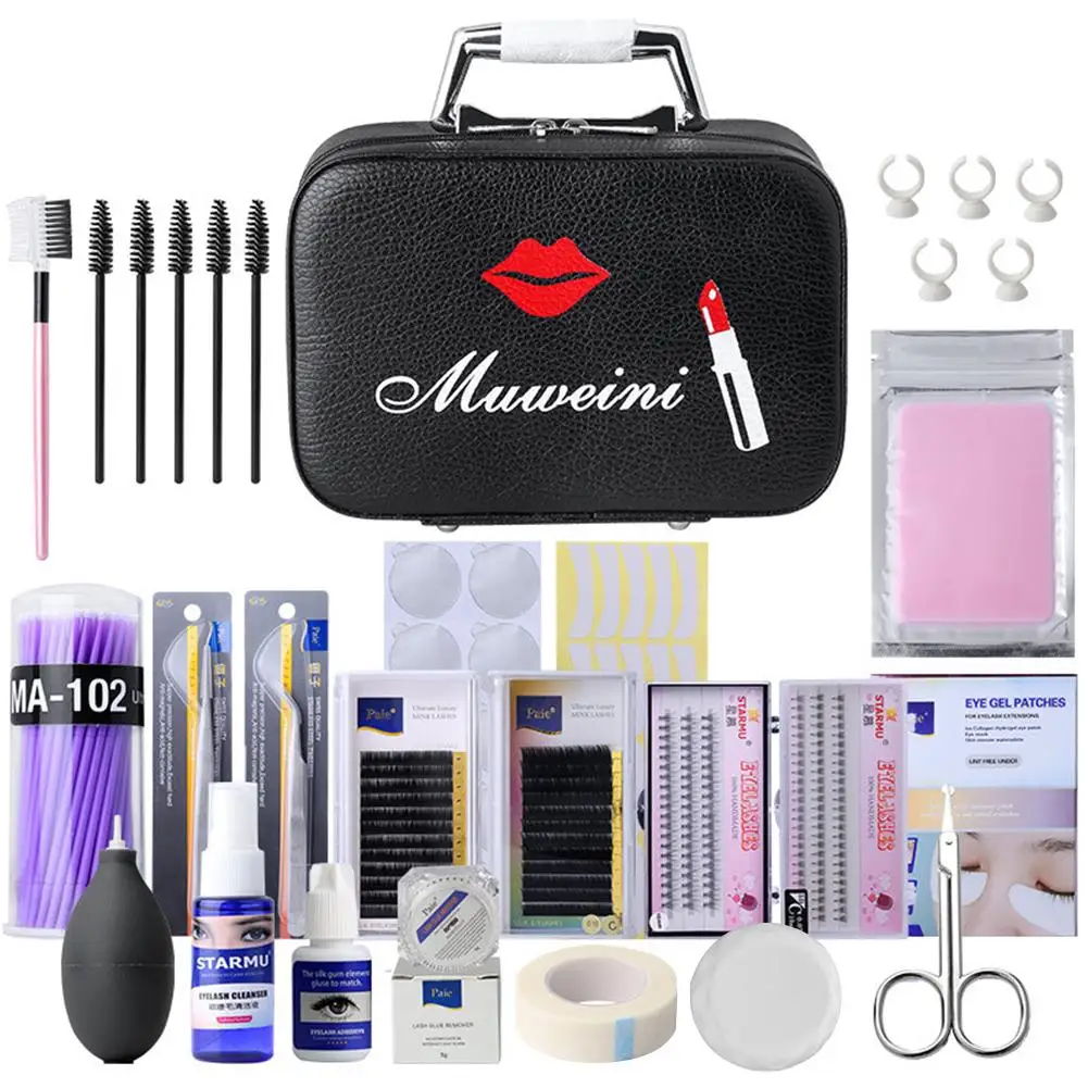 

22pcs/Set Eyelash Extension Set Special Grafting Eyelash Set For Beauty Salon No Stimulating Glue Easy Grafting Eyelash Tool