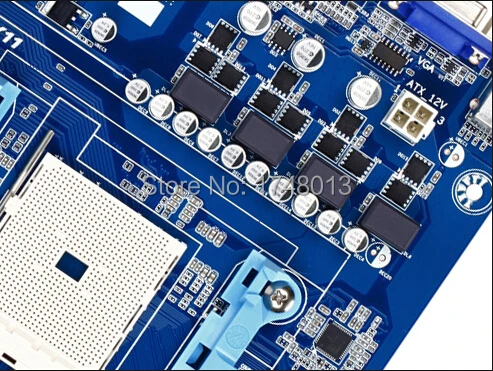 Оригинальная Материнская плата gigabyte GA-A55M-S2V с разъемом FM1 DDR3 32 ГБ