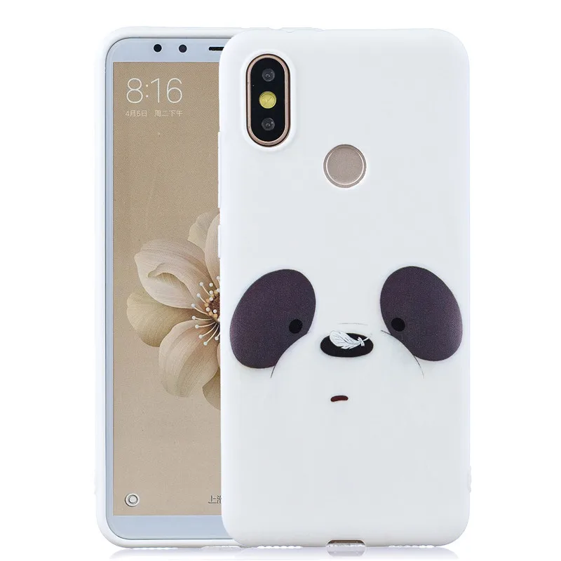 Силиконовый чехол для Coque Xiaomi mi A2 Lite Fundas Xioa Мягкий ТПУ 360 Защитный телефона с