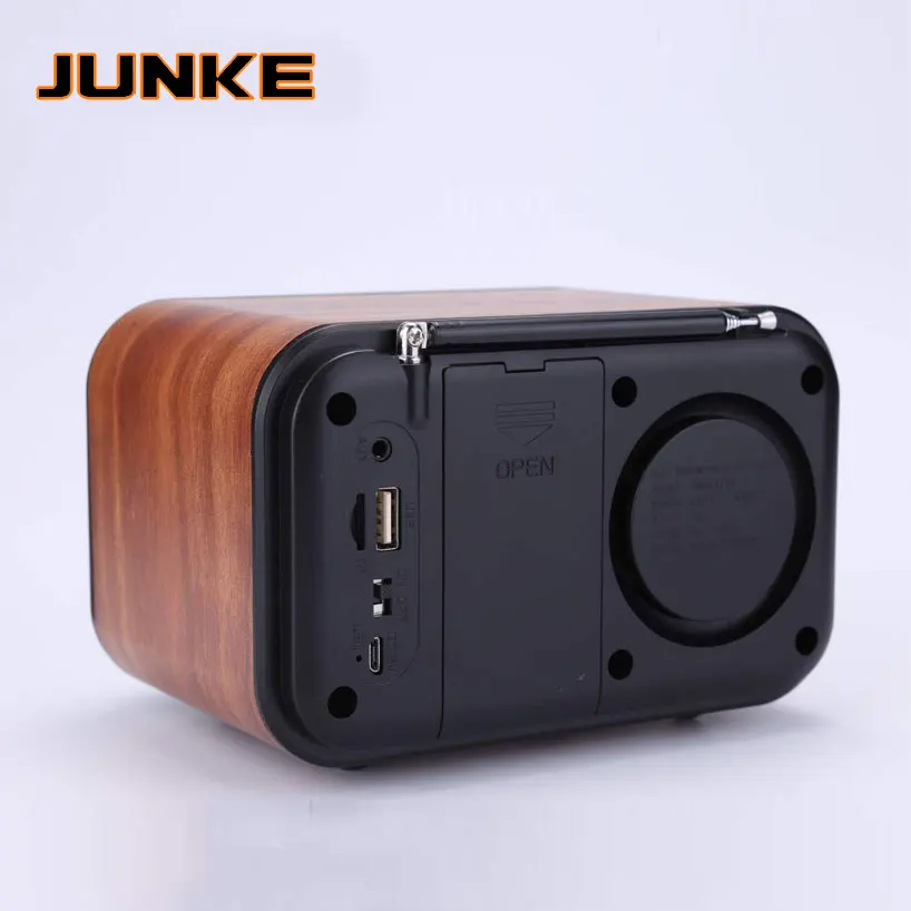 JUNKE деревянная Bluetooth колонка портативная Hi Fi с функцией громкой связи| |