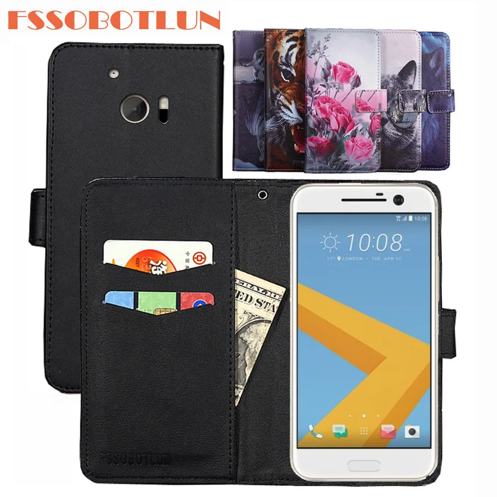 FSSOBOTLUN 9 видов цветов для HTC 10 Lifestyle чехол из искусственной кожи ретро откидной