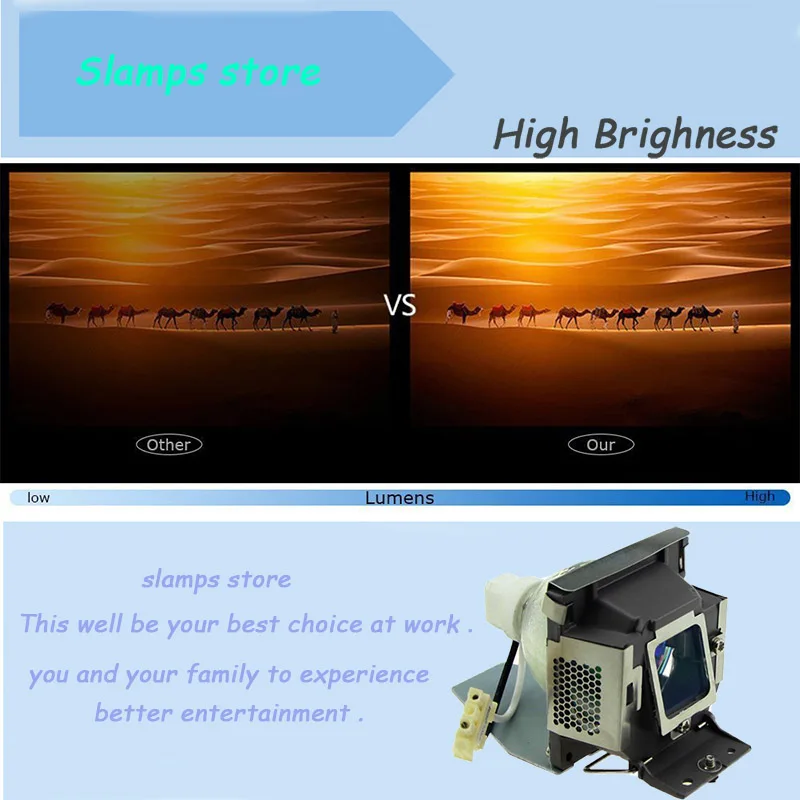 5J.J0A05.001 High Quality Replacement Projector Lamp with Housing for BENQ MP515 / MP525 / MP515S / MP525ST- 180days warranty