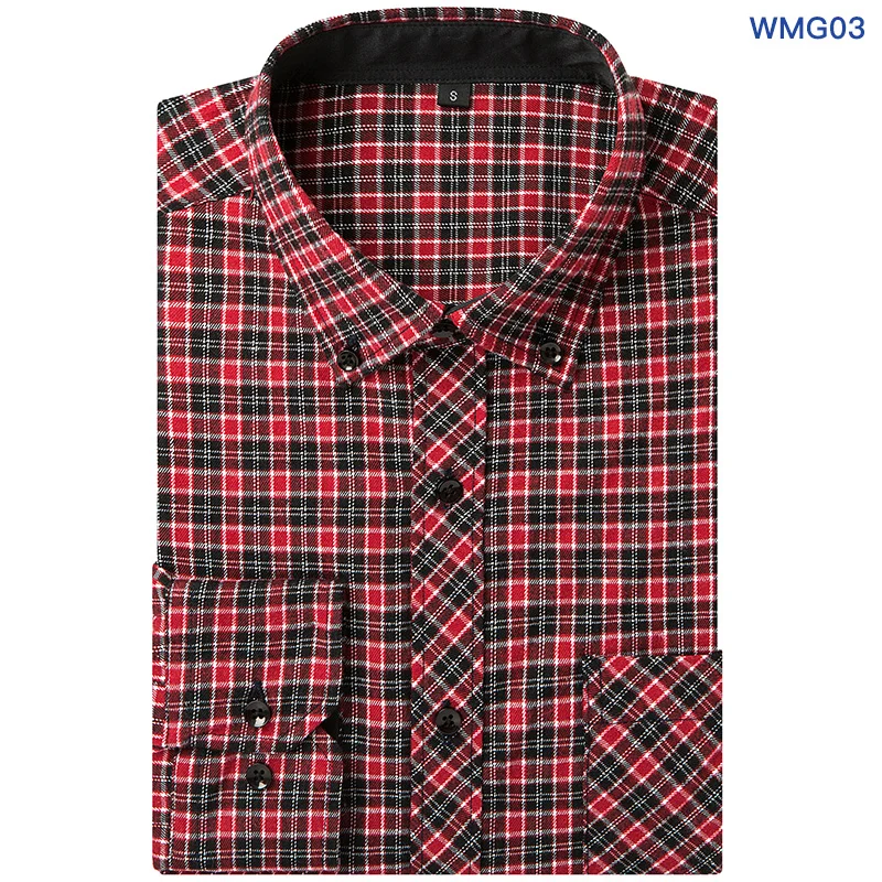 Фланель Для мужчин рубашки 2016 Новинка Non Iron Люкс Slim Fit с длинным рукавом Брендовое