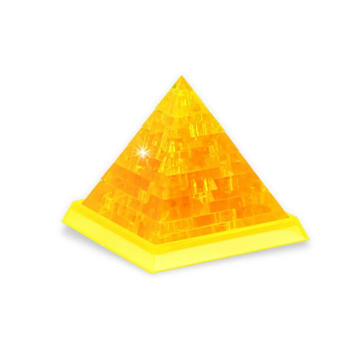 EBOYU(TM) 2 шт. * DIY 3D Кристаллический пазл модель Строительная игрушка-пирамида синий +
