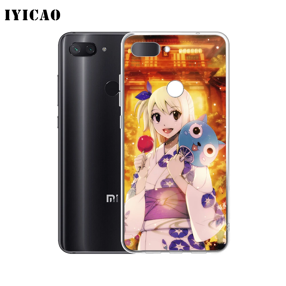 Чехол для телефона IYICAO Lucy Heartfilia мягкий силиконовый чехол Xiaomi Redmi 4A 5A 6A Note 7 6 5 Pro Plus 4X