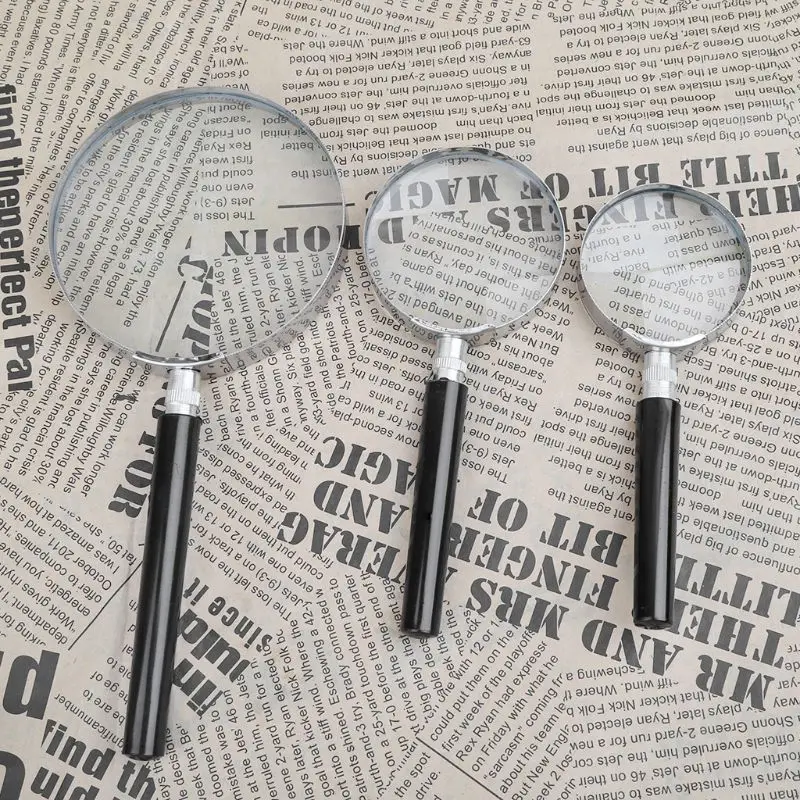 

Portable Magnifying Glass Handheld Magnifier High Definition Reading Eye Loupe