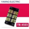 Yaming Электрический P136 TB-2503 600V 25A двухрядный 3 позиционный барьер винтовой клеммный блок кабель провода разъем Чистая медь