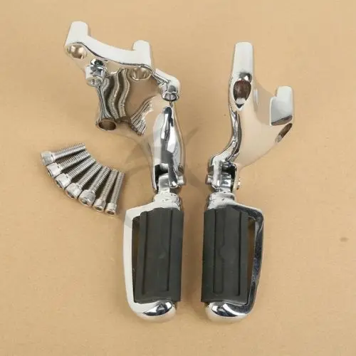 Хромированные подножки для ног и Опорные кронштейны Harley XL883N L 1200 Iron 14 17|Подставки