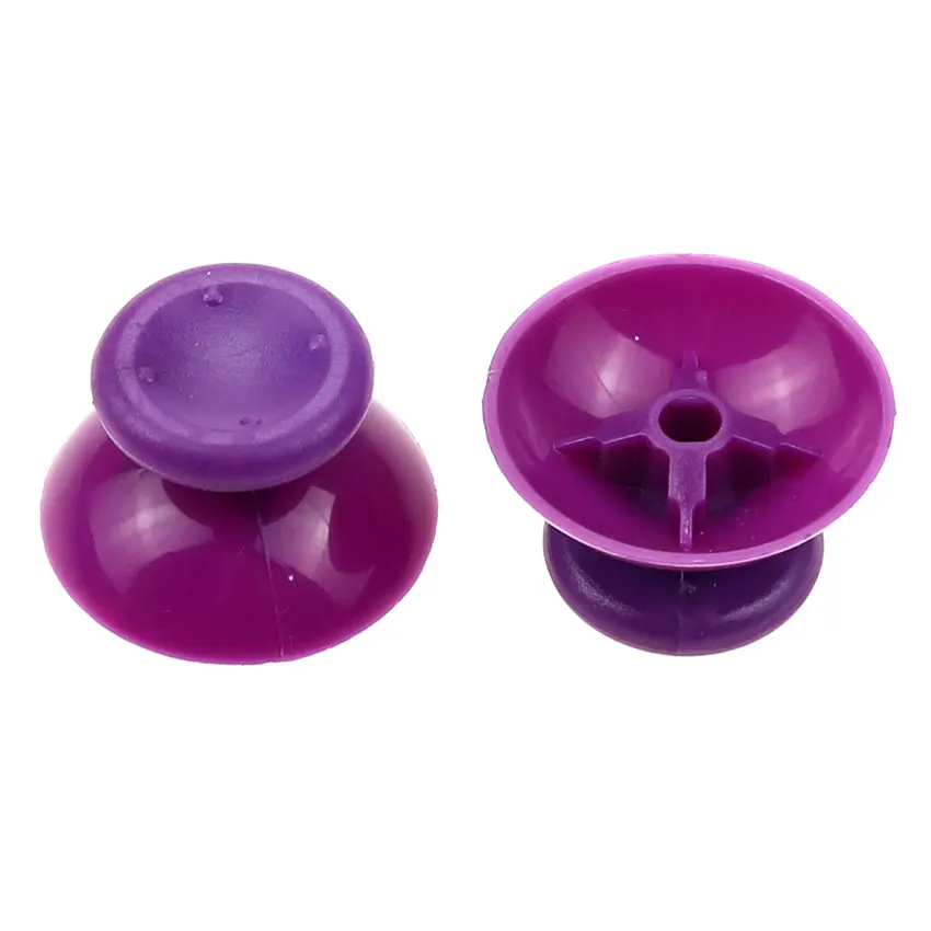 Purple ChengHaoRan 2 шт. палочки для большого пальца джойстик колпачок Грибная головка рокер крышка s Grip чехол для microsoft Xbox 360 контроллер - Цвет: Purple