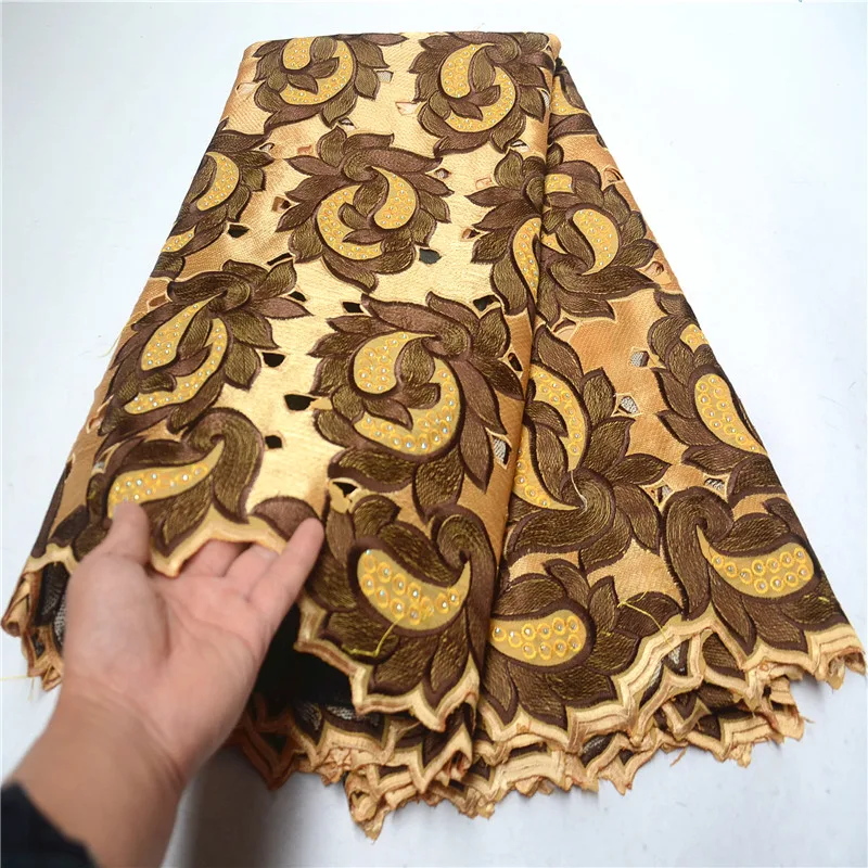 Роскошная нигерийская африканская кружевная ткань высокого качества для мужчин