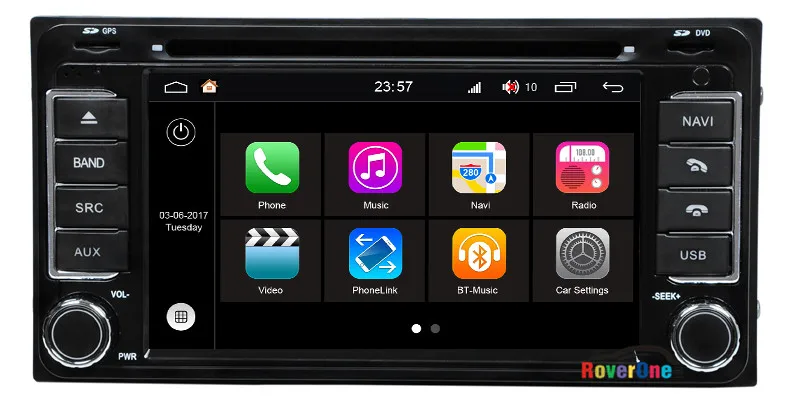 Roverone для Toyota Vitz estima Perodua Nautica vits авторадио автомобилей GPS ГЛОНАСС Media Center