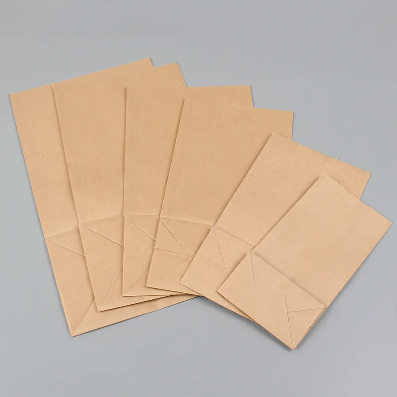 LGOGO Kraft Paper Bag For Biscuits Cookie Birthday Goodies Candy Bags Bread Snack Party Gift Wrapping Supplies | Дом и сад