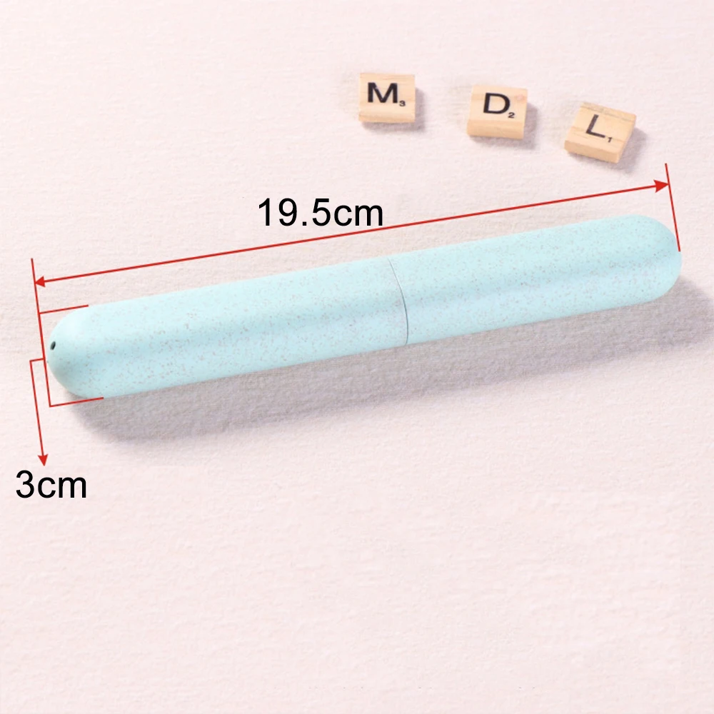 Пластиковый защитный чехол для зубной щетки с эффектом потертости портативный