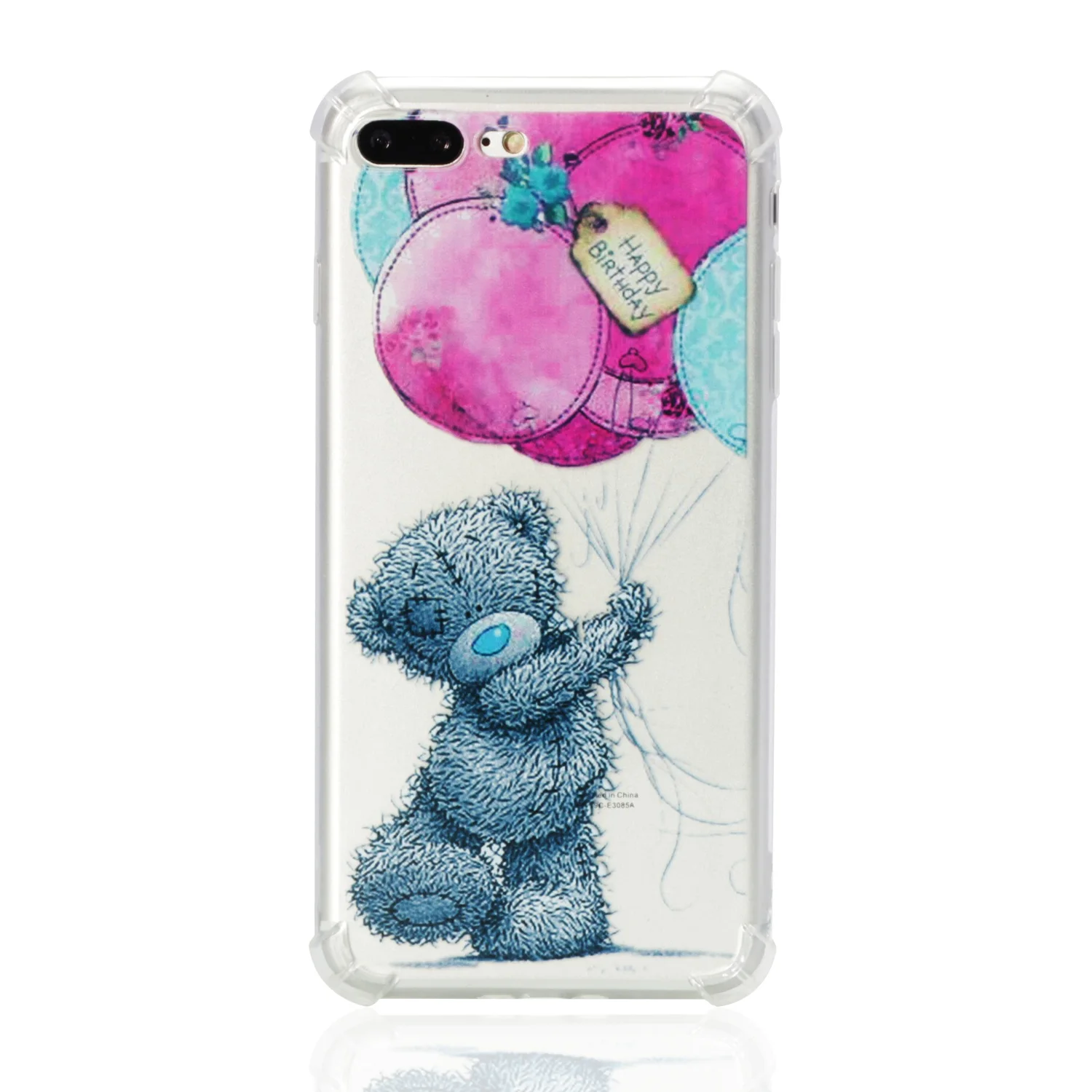 Case For Apple iPhone 7 8 Plus Anti-knock Soft TPU Silicone Cover Bumper 7Plus 8Plus Mobile Phone Cases 7P 8P Bag |
