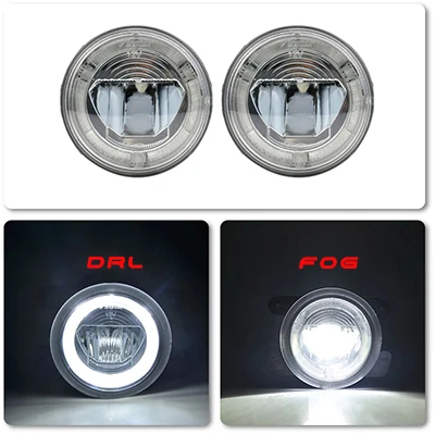 Белый направляющий DRL Halo светодиодный противотуманный светильник для Nissan Cube Juke для Infiniti EX35 EX37 M37 M56 G25 G37 FX35 FX37 QX50 QX70 - Цвет: Type 2