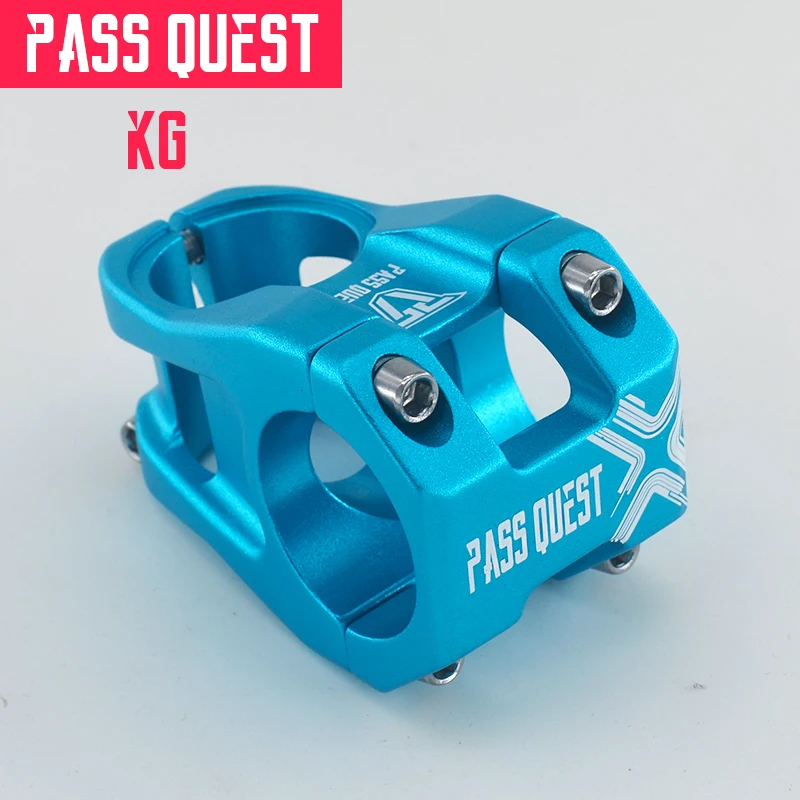 PASS QUEST Ultra-light Bike Handlebar Stem 28.6mm 31.8mm Aluminum Bicycle Riser Ahead Short length 40mm