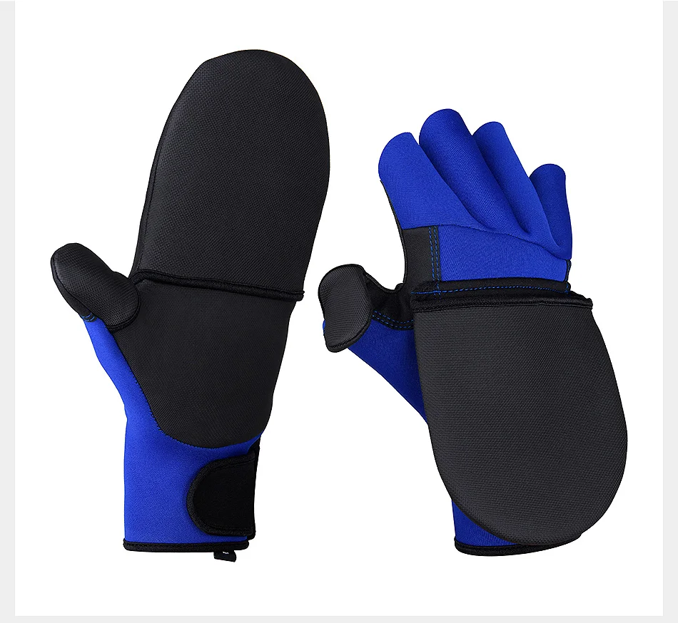 Goture VANGUARD складные перчатки рыболовные перчатки M/L/XL противоскользящие неопреновые и ПУ свободные руки протектор для зимнего рыболовного оборудования