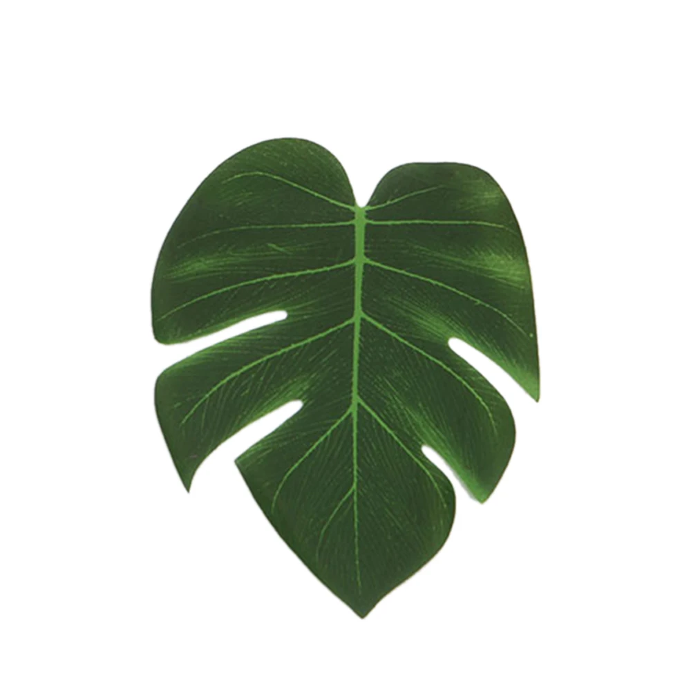 5 шт. искусственные растения тропические пальмы листья имитация листьев для