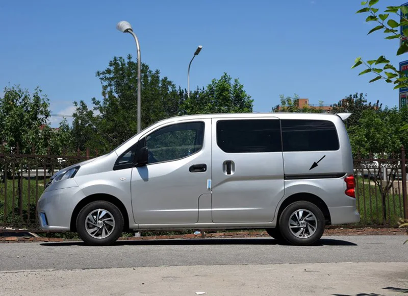 Для Nissan Nv200 Evalia Abs Хромированная Боковая дверь, дорожка, направляющая накладка, наклейки для стайлинга автомобилей, аксессуары для украшения, 4 шт