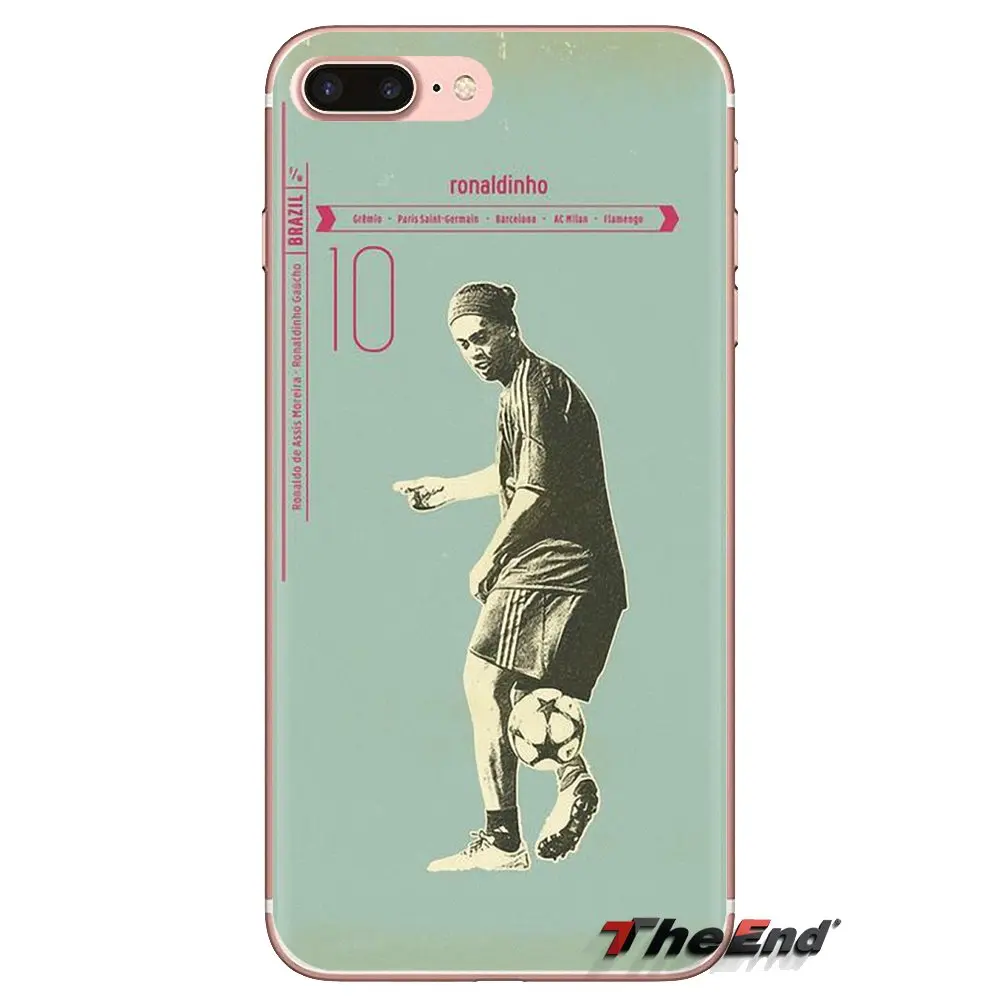 Чехлы для телефонов Ronaldo Ronaldinho Soccer Star Brasil LG G3 G4 Mini G5 G6 G7 Q6 Q7 Q8 Q9 V10 V20 V30 X Power 2 3 K10 K4 K8 2017