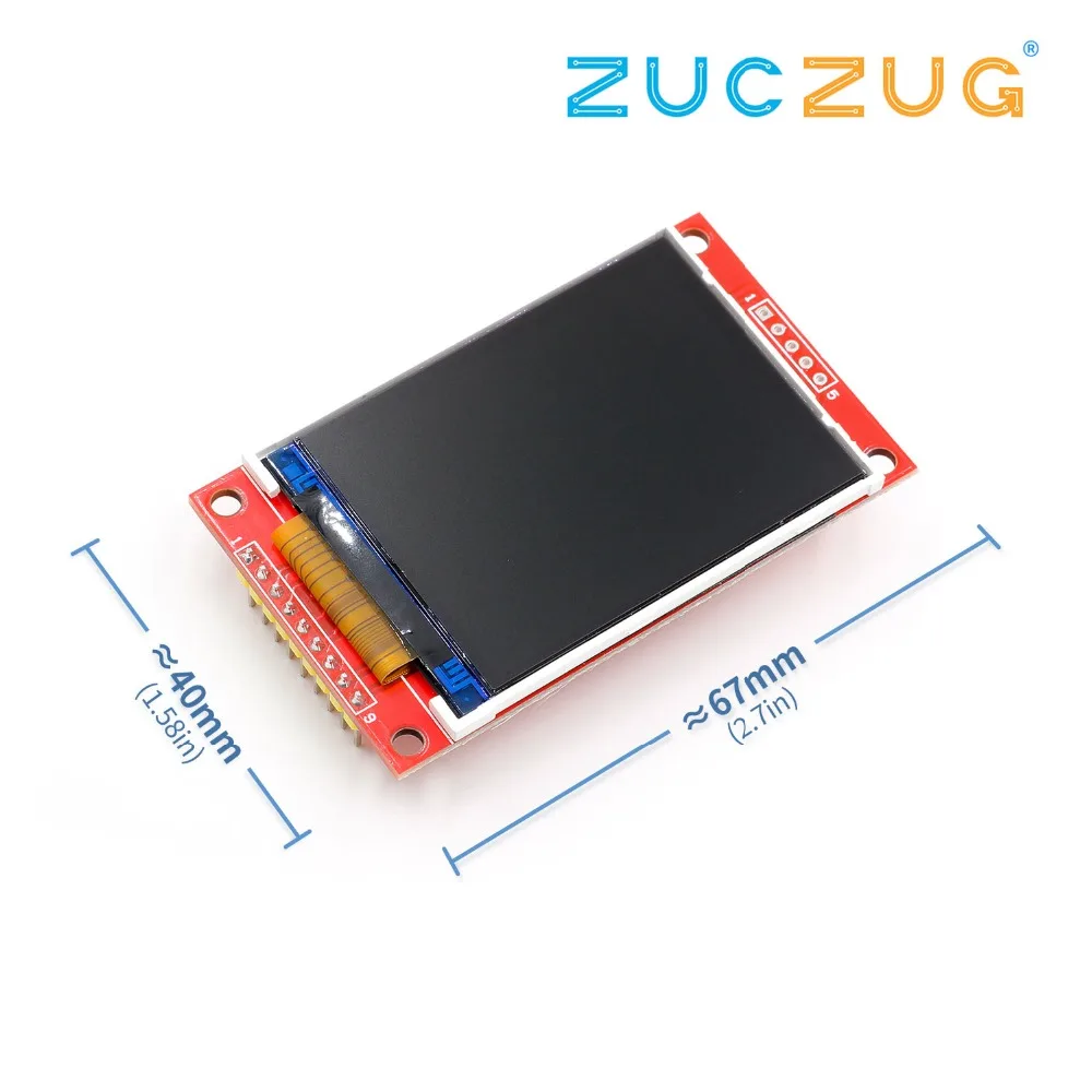 2 дюймов 240*320 точек SPI TFT LCD Серийный порт Модуль дисплей ILI9341 5 V/3 3 V '𧉀x320 для