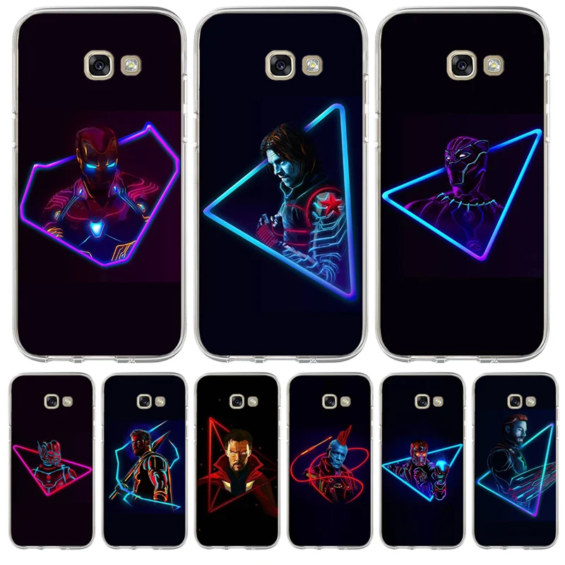 Iron Man Marvel Hero For Samsung Galaxy S6 S7 S8 S9 Edge Plus A3 A5 A7 A8 J3 J5 J7 2015 2016 2017 2018 EU Cover phone case Cool |